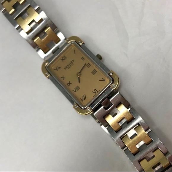 **SOLD** Hermès Croisière CR1.220 Watch w/Gold - Picture 10 of 16